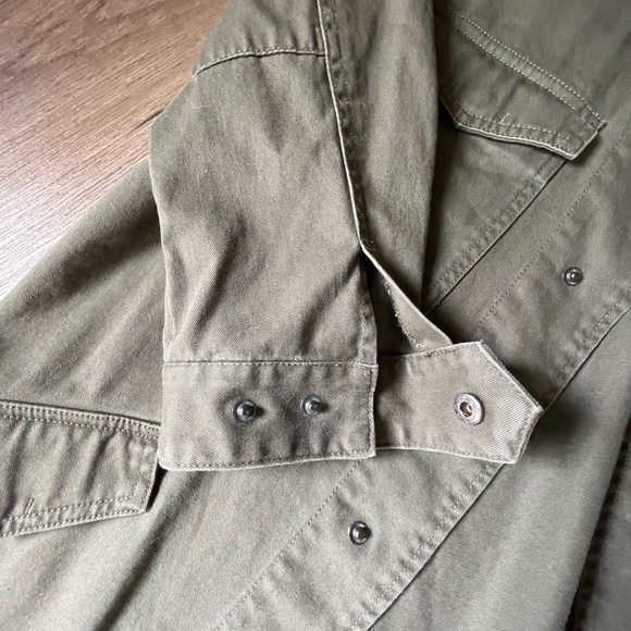 NWT Who What Wear Paris Green Utility Jacket Women's Large - Picture 15 of 16